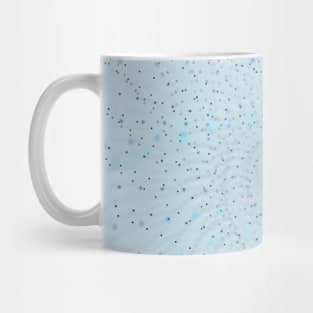 Swirling blue particles Mug